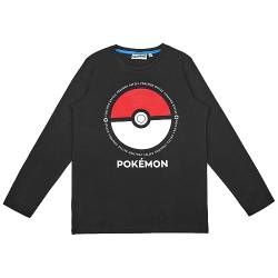 Pokemon Langarmshirt in verschiedenen Designs (Numeric_146, Regular, Schwarz) von Pokémon