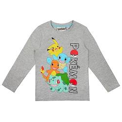 Pokemon Langarmshirt in verschiedenen Designs (as3, Numeric, Numeric_134, Regular, Grau 2) von Pokémon