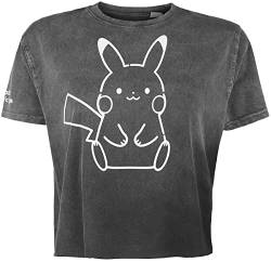 Pokémon Pikachu Frauen T-Shirt grau XXL von Pokémon