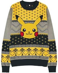 Pokémon Pikachu Männer Weihnachtspullover Multicolor XL von Pokémon