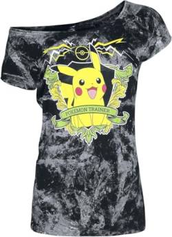 Pokémon Pikachu Trainer Frauen T-Shirt schwarz M von Pokémon