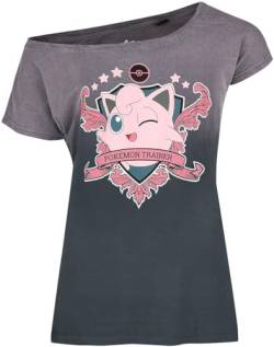 Pokémon Pummeluff Trainer Frauen T-Shirt rosa S von Pokémon