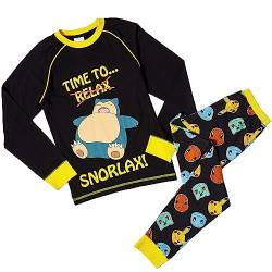 Pokemon Schlafanzug Einstellen, Premium Baumwoll-Langarmshirt Pokemon Pyjama, Pokemon Pikachu, Snorlax, & Mehr, Pokemon Kleidung Jungen & Mädchen, Pokemon Geschenke, Mehrfarbig, für 5 bis 6-Jährige von Pokémon