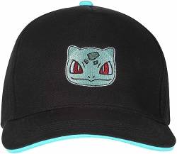 Pokémon Unisex-Hut Bulbasaur Badge 58 cm Schwarz Einheitsgröße von Pokémon