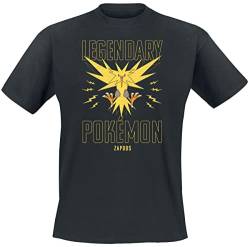 Pokémon Zapdos Männer T-Shirt schwarz L von Pokémon