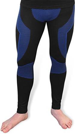 Polar Husky Funktionsunterwäsche Unterhose Super Active Ride Herren Leggins ohne störende Naht Farbe Blau Größe S/M von Polar Husky