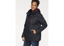 3-in-1-Funktionsjacke POLARINO Gr. 44, schwarz Damen Jacken Sportjacken von Polarino