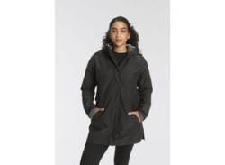 3-in-1-Funktionsparka POLARINO Gr. 46, schwarz Damen Jacken Parka Sportjacken von Polarino