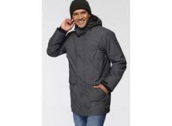 Funktionsparka POLARINO Gr. 50, schwarz (schwarz meli) Herren Jacken Parka Trekkingjacken von Polarino