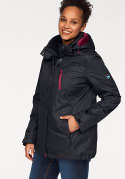 Große Größen: 3-in-1-Funktionsjacke, schwarz, Gr.40 von Polarino