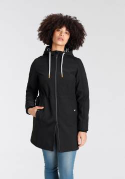 Große Größen: Softshellparka, schwarz, Gr.50 von Polarino