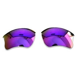 PolarLens Polarisierte gl盲ser f眉r Oakley Flak Jacket XLJ - kompatibel mit Oakley Flak Jacket XLJ Sonnenbrille Gr. Einheitsgr枚脽e, violett von Polarlens