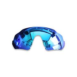 PolarLens Polarisierte gl盲ser f眉r Oakley Flight Jacket 鈥� kompatibel mit Oakley Flight Jacket Sonnenbrille Gr. Einheitsgr枚脽e, blau von Polarlens