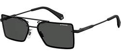 Polaroid Unisex-Erwachsene PLD 6093/S Sonnenbrille, Black, 56 von Polaroid