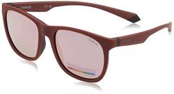 Polaroid Unisex PLD 2140/s Sunglasses, T9H/JQ MTBURGNDY BK, 55 von Polaroid