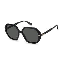 Polaroid Unisex PLD 4124/s Sunglasses, 807/M9 Black, L von Polaroid