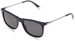 Polaroid Unisex PLD 4145/s/x Sunglasses, PJP/M9 Blue, 55 von Polaroid