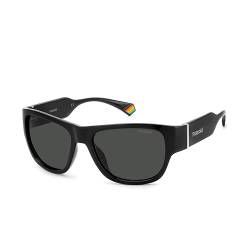 Polaroid Unisex PLD 6197/s Sunglasses, 807/M9 Black, 55 von Polaroid