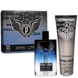POLICE Box Deep Blue Herren EDT 100 ml, Aftershave Balsam 100 ml von Police