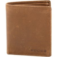 POLICE Hunter Small Side Flap Coin Wallet Tobacco von Police