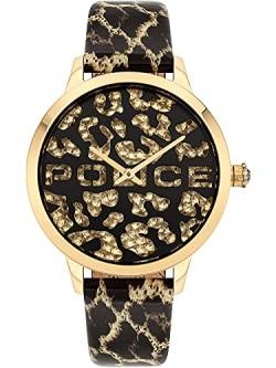 Police Gold Bagan Printed Watch 16028MSG/02 von Police