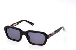 Police Herren SPLL14 Sonnenbrille, Shiny Black, 53 von Police