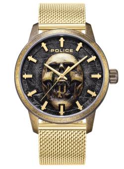 Police PEWJG0005504 Herrenuhr Goldfarben von Police