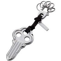 Police Schlüsselanhänger Set PJ21794KLB-01, Edelstahlanhänger mit Karabiner und 5 Ringen von Police