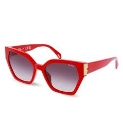 Police Sonnenbrille 100% UV geschützt für Unisex | Größe-Large | Form- Andere | Modell- SPLL34559M3SG, Rot, 53, rot, 53 EU von Police