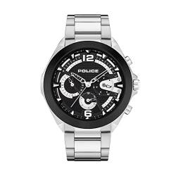 Police Unisex-Erwachsene Analog Quarz Uhr mit Edelstahl Armband PEWJK2108741 von Police