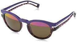 Police Unisex Neymar Jr 2 Sunglasses, Shiny Violet/Havana, 49mm von Police
