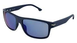 Police Unisex SPLB39E Sunglasses, Matt Blue, 60 von Police