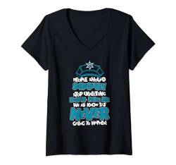 Damen Polizei Beamter - Kommissar Polizeibeamter Polizist T-Shirt mit V-Ausschnitt von Polizist Geschenke & Ideen