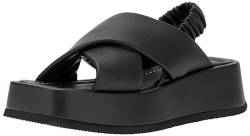 Pollini Damen Sa16156i1gtq000 Flache Sandale, Schwarz, 35 EU von Pollini