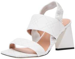 Pollini Damen Sa16377c1gte0100 Sandalen, Weiß, 37 EU von Pollini