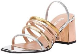 Pollini Damen Sa16476c0gtu190a W.Sandal, Mehrfarbig, 37 EU von Pollini