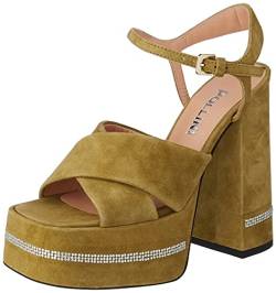 Pollini Damen Sa1655ec0gta0859 Sandale, Tundra, 40.5 EU von Pollini