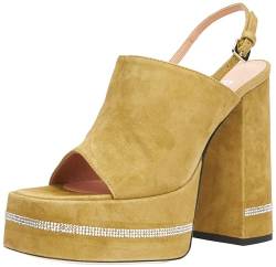 Pollini Damen Sa1656ec0gta0859 W.Sandal, Tundra, 36 EU von Pollini