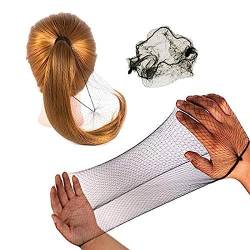 50PCS Haarnetze unsichtbar Elastisches Haarnetz für Balletttanz 20" Schwarz von Polly Online