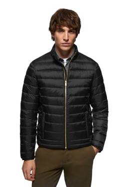 Polo Club Herren Daunenjacke Übergangs Schwarz Leichte Stepjacke Männer Jacke Winter von Polo Club