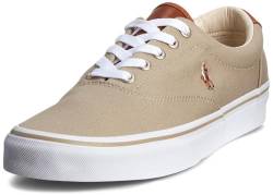 POLO RALPH LAUREN Keaton-Pony Herren-Sneaker, Hampton Khaki/Multi Pp, 44.5 EU von Polo Ralph Lauren