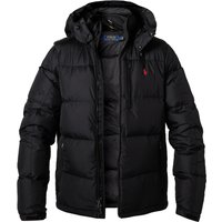 Polo Ralph Lauren Herren Daunenjacke schwarz Mikrofaser unifarben von Polo Ralph Lauren