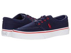 Polo Ralph Lauren Herren Faxon X Sneaker, Newport Navy / Rl200 Red Pp, 43 EU von Polo Ralph Lauren