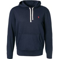 Polo Ralph Lauren Herren Hoodie blau Baumwolle unifarben von Polo Ralph Lauren