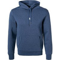 Polo Ralph Lauren Herren Hoodie blau Baumwolle unifarben von Polo Ralph Lauren