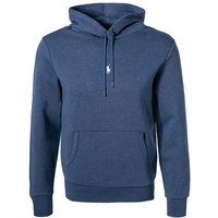 Polo Ralph Lauren Herren Hoodie blau Baumwolle unifarben von Polo Ralph Lauren