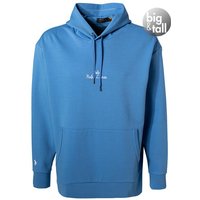 Polo Ralph Lauren Herren Hoodie blau Baumwolle unifarben von Polo Ralph Lauren