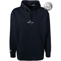 Polo Ralph Lauren Herren Hoodie blau Baumwolle unifarben von Polo Ralph Lauren