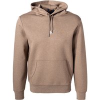 Polo Ralph Lauren Herren Hoodie braun Baumwolle unifarben von Polo Ralph Lauren