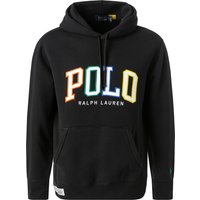 Polo Ralph Lauren Herren Hoodie schwarz Baumwolle Logo und Motiv von Polo Ralph Lauren